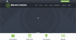 Desktop Screenshot of bearcreekgolfworld.com